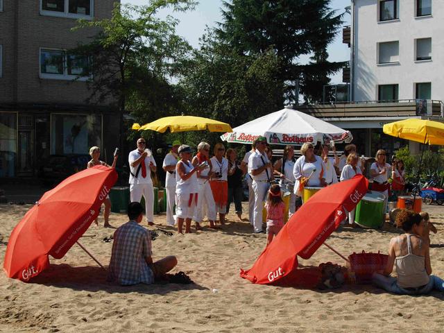 Haaner Sommer, Sand-weg-Party